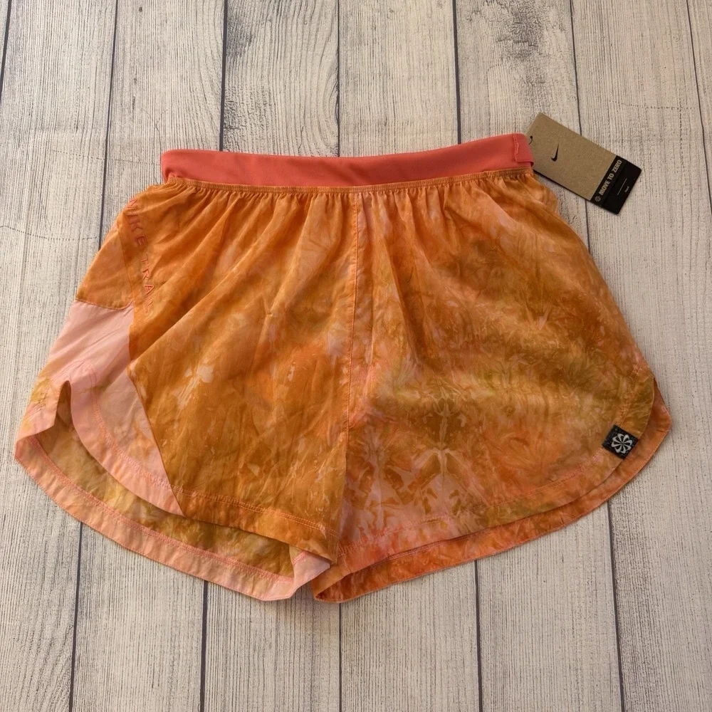Nike Dri-FIT Repel Women's Mid-Rise Brief-Lined Trail Running Shorts Small NWT